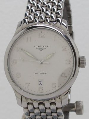 Longines ref L26284736 Steel 38mm Special Series Avigation Automatic on Bracelet in Perfect Condition