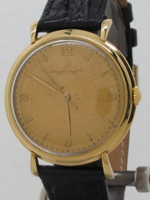 IWC 1950s 18k Gold 36mm Manual Calibre 89 Dress Watch in Stunning Original Condition