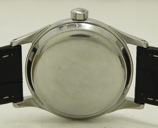 Omega ref 2635-1 Steel 33mm cal.354 Silver Arabic Dial Bump-Automatic c.1950 - Image 5