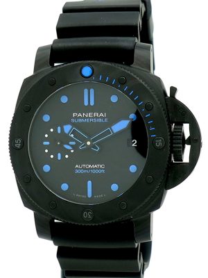 Panerai ref PAM 960 3 Day Auto 42mm Carbotech Luminor Submersible w/Everything