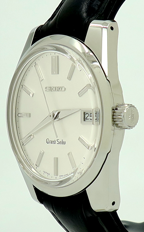 Grand Seiko ref SBGV009 Steel 37mm Silver Dial LE 9F Anniversary on Strap  w/B&P - The Watch Gallery