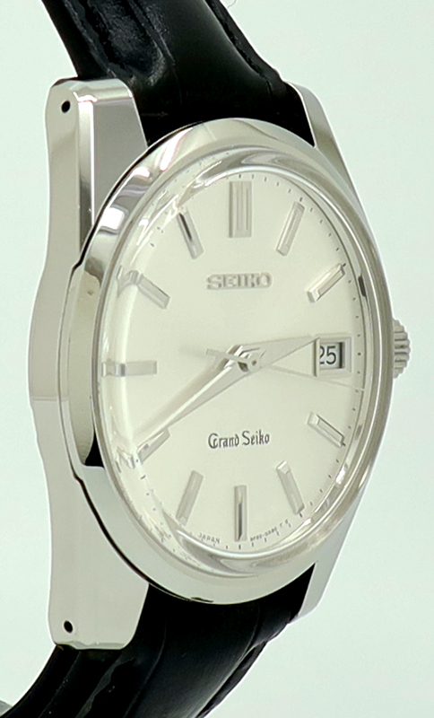Grand Seiko ref SBGV009 Steel 37mm Silver Dial LE 9F Anniversary on Strap  w/B&P - The Watch Gallery