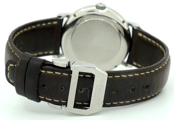 IWC ref IW3513 Steel Auto 33mm White Dial Portofino Date on Strap - Image 5
