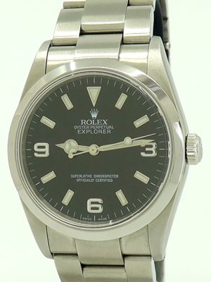 Rolex ref 114270 Steel Auto 36mm Oyster Perpetual Explorer 1 w/Everything