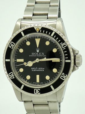 Rolex ref 5513 Steel Auto Mark I Maxi Dial Oyster Perpetual Submariner on Oyster from 1978