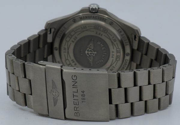 Breitling ref E79362 Titanium 42mm Blue Dial Aerospace Advantage on Bracelet w/B&P - Image 5