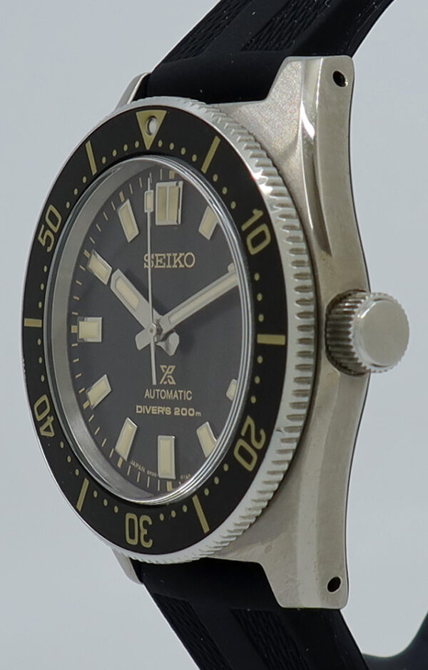 Seiko ref SBDC141 Steel Auto 40.5mm Black Dial Prospex 62MAS Re-Issue on Rubber w/B&P - Image 2