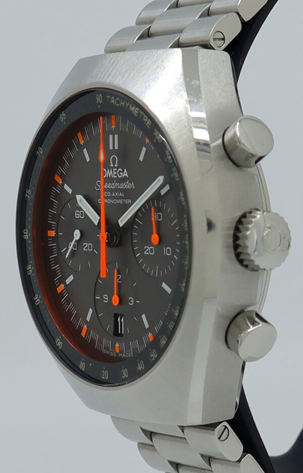 Omega ref 32710435006001 Steel Auto 42mm Racing Dial Speedmaster Mark II Chrono on Bracelet w/B&P - Image 2