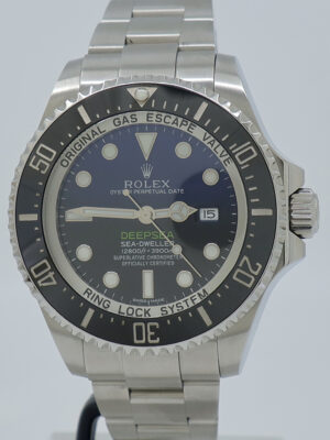 Rolex ref 116660 Steel Auto 44mm Blue/Black Dial Oyster Perpetual James Cameron DeepSea on Oyster w/B&P