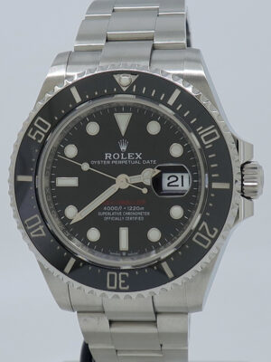 Rolex ref 126600 Steel Auto Anniversary Red Writing Oyster Perpetual Sea-Dweller 43 on Oyster w/B&P