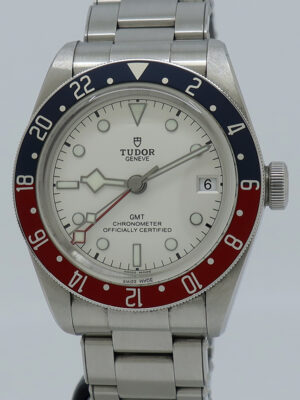 Tudor Ref 79830RB Steel Auto 41mm Black Bay Opaline Dial Pepsi GMT on Bracelet w/B&P