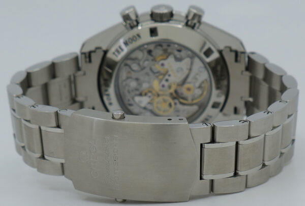 Omega ref 31130423001006 Steel Manual cal.1863 42mm Speedmaster Sapphire Sandwich Moonwatch on Brac w/B&P - Image 5