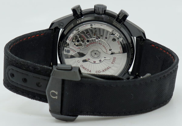 Omega ref 31192445101005 Ceramic Auto 44mm Speedmaster Dark Side of the Moon Black on Strap w/B&P - Image 5
