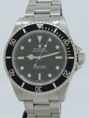 Rolex ref 14060M Steel Auto 40mm Oyster Perpetual No Date Submariner on Oyster w/Everything