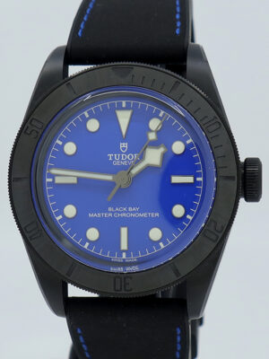 Tudor Ref 79210CNU Auto 41mm Blue Dial Black Bay Ceramic on Rubber w/B&P